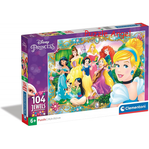 Princess Jewels Gem Stickers104塊, size:33.5x23.5cm