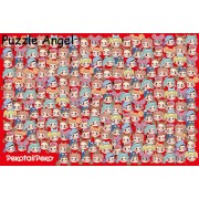 Pekotail Peko-chan 大型收藏（Peko-chan）1000 塊拼圖, size:50x75cm