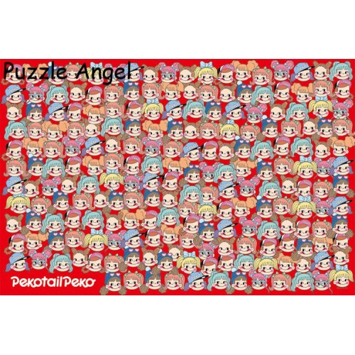 Pekotail Peko-chan 大型收藏（Peko-chan）1000 塊拼圖, size:50x75cm