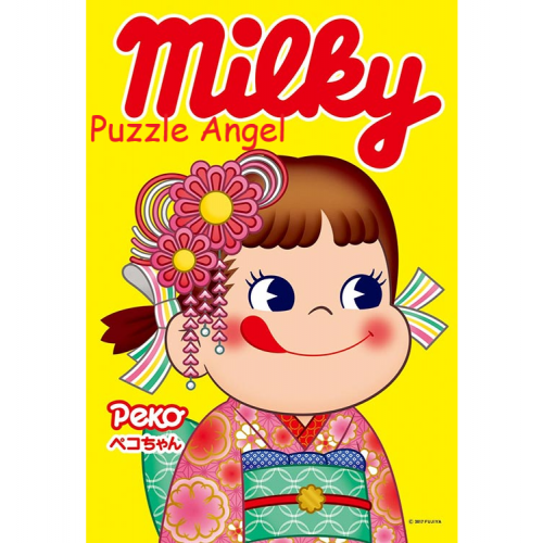 Fujiya Milky Peko-chan（Peko-chan） 300 塊拼圖,  size:26x38cm