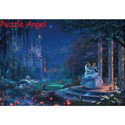 Cinderella Dancing in the Starlight, 油畫面砌圖1000塊, size:51x73.5cm