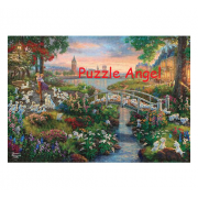 101 Dalmatians, 油畫面砌圖1000塊, size::51x73.5cm