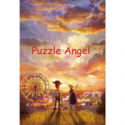 在暮光之城（玩具總動員）, 油畫面砌圖1000塊, size:51x73.5cm