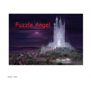 玻璃城堡（灰姑娘）, 油畫面砌圖1000塊, size::51x73.5cm