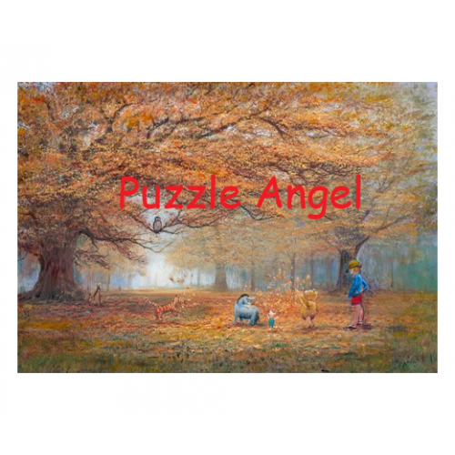 小熊維尼 楓樹（Winnie the Pooh）1000 塊砌圖, size:51x73.5cm