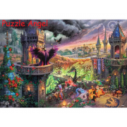 沉睡魔咒, 油畫面砌圖1000塊, size:51x73.5cm