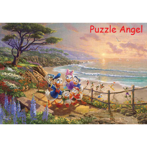 Donald and Daisy A Duck Day Afternoon, 油畫面砌圖1000塊, size::51x73.5cm