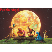 月光派對（小熊維尼）300 塊, 夜光砌圖,  size:30.5x43cm