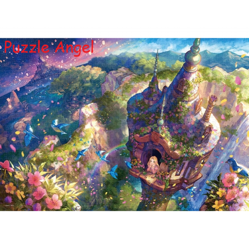 長發公主奇妙幻想 1000 塊拼圖, size：51×73.5cm