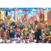 斑馬線（優獸大都會）1000塊砌圖, size:51x73.5cm