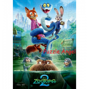 Zootopia 沼澤市場調查中（動物方城市）拼圖108片, size:18.2x25.7cm