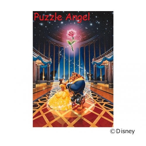 愛的魔法（美女與野獸）108 塊, 夜光砌圖,  size:18.2x25.7cm