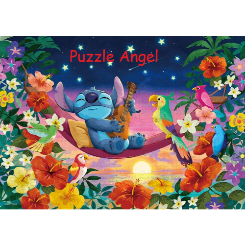 南島的白部 （Lilo & Stitch） 300塊拼圖,  size:30.5x43cm