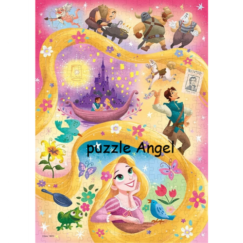 活在我的故事裡（塔上的長發公主）（長發公主）300 塊拼圖,  size:30.5x43cm