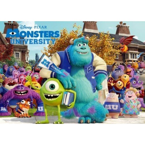 怪獸大學300 塊拼圖,  size:30.5x43cm