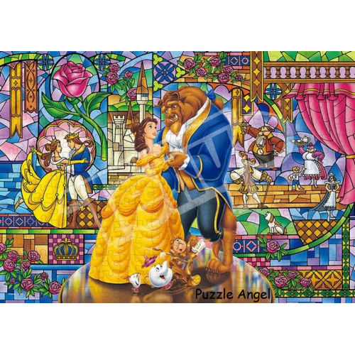 美女與野獸300塊拼圖,  size:30.5x43cm