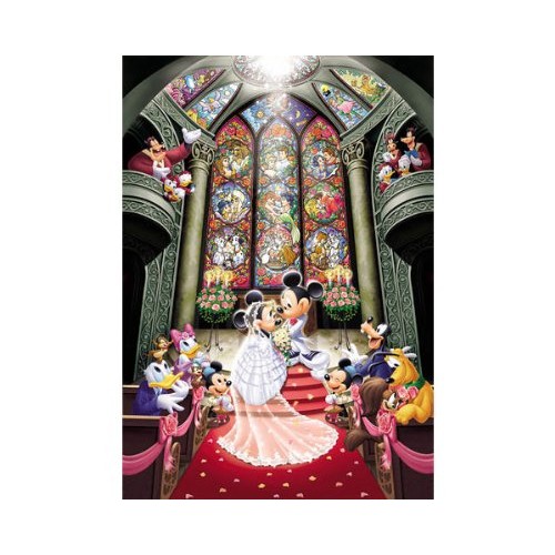 Disney Mickey Mouse Wedding500 塊,  閃面效果, size:35x49cm.