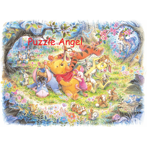 不知何故幸福（小熊維尼）500 塊, ,  size:35x49cm