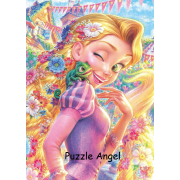 長髮公主&帕斯卡500塊, ,  size:35x49cm