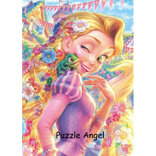 長髮公主&帕斯卡500塊, ,  size:35x49cm