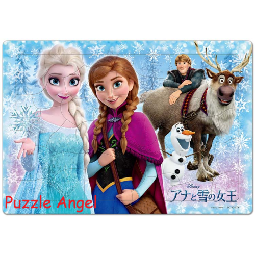 Frozen（拼圖）40塊 , 成品尺寸 26×37.5cm