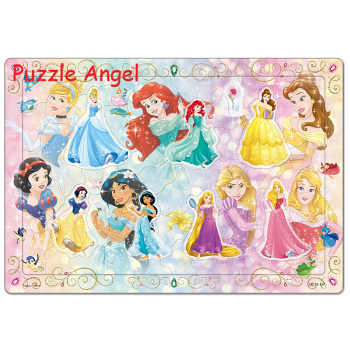 我們來玩公主遊戲吧！ （迪士尼）55塊 , 成品尺寸 26×37.5cm