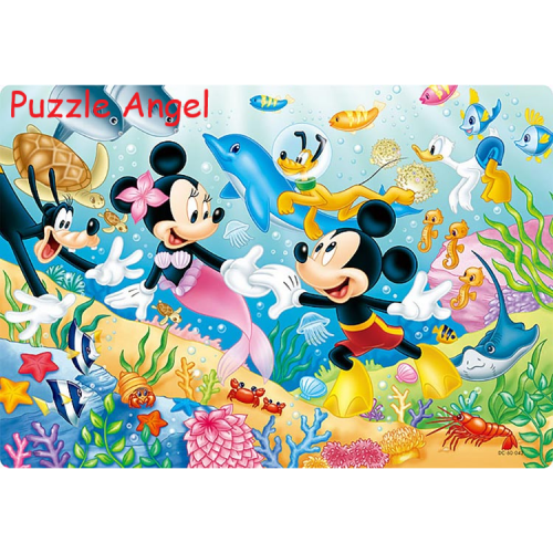 大阪與大代庫（迪士尼）60塊 , 成品尺寸 26×37.5cm