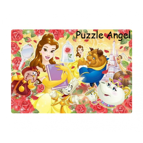 美女與野獸80塊 , 成品尺寸 26×37.5cm