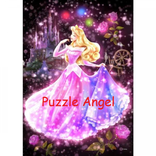 睡公主 (Sleeping Beauty)266 塊, 透明彩繪砌圖, size:18.2x25.7cm