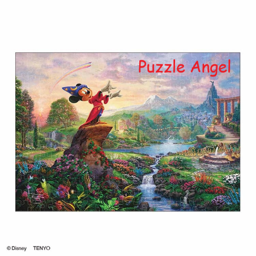 Fantasia Mickey 266片透明拼圖連原裝迪士尼架, size:18.2x25.7cm