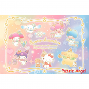 Sanrio characters炫彩夢幻甜點（Sanrio） 1000 塊拼圖, size：50×75cm