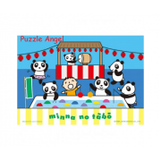 MinnaNoTabo 夜市釣球球拼圖108片, size:18.2x25.7cm