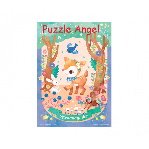 Hummingmint 哈妮鹿 魔法森林拼圖108片, size:18.2x25.7cm