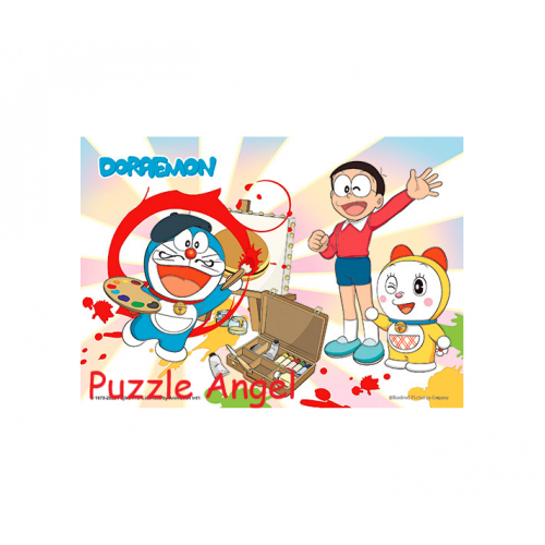 哆拉A夢（藝術小畫家）拼圖108片, size:18.2x25.7cm