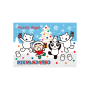 MINNA NO TABO大寶 (大口仔)雪地舞蹈拼圖108片, size:18.2x25.7cm