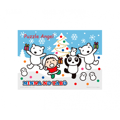 MINNA NO TABO大寶 (大口仔)雪地舞蹈拼圖108片, size:18.2x25.7cm