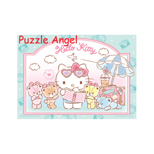 Hello Kitty 美好的旅遊拼圖108片, size:18.2x25.7cm