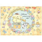 Pompompurin布丁狗 蜂蜜下午茶拼圖108片, size:18.2x25.7cm