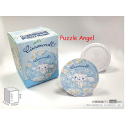 Cinnamoroll 大耳狗【花朵系列】小雛菊拼圖磁鐵16片(圓), 尺寸:直徑6cm(圓形) 