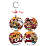 航海王和之國(8)立體球型拼圖鑰匙圈24片, 直徑:3.98cm   