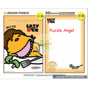 Gudetama 蛋黃哥 雙面拼圖30塊, 附送專屬信封, size:10x14.7cm