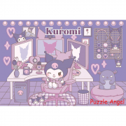 Kuromi 酷洛米【房間系列】遊戲直播間拼圖300片, size:26x38cm