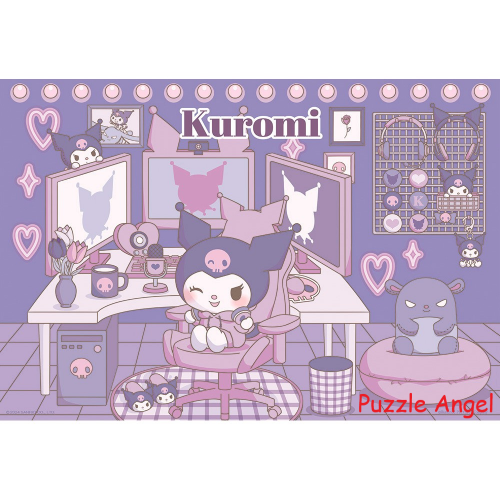 Kuromi 酷洛米【房間系列】遊戲直播間拼圖300片, size:26x38cm