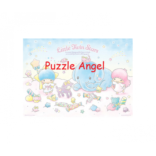 LittleTwinStars夢幻糖果雲拼圖520塊,  size:38x53cm