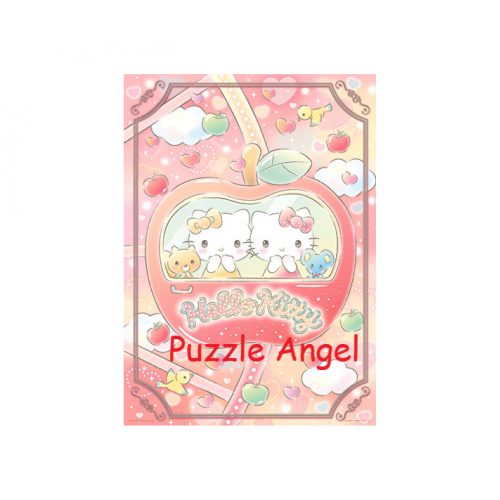 Hello Kitty【樂園系列】蘋果摩天輪拼圖520塊,  size:38x53cm