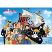 航海王草帽一行人(1)拼圖520塊,  size:38x53cm