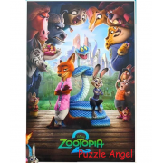 Zootopia2 動物方城市2拼圖1000片, size:50x75cm