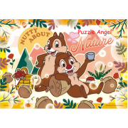 Chip an' Dale【自然花卉系列】奇奇蒂蒂拼圖108塊, size:18.2x25.7cm Chip an' Dale【自然花卉系列】奇奇蒂蒂拼圖108塊, size:18.2x25.7cm