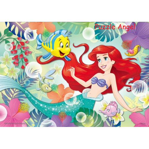Disney Princess小美人魚拼圖108片, size:18.2x25.7cm
