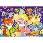 Zootopia 動物方城市拼圖108片, size:18.2x25.7cm